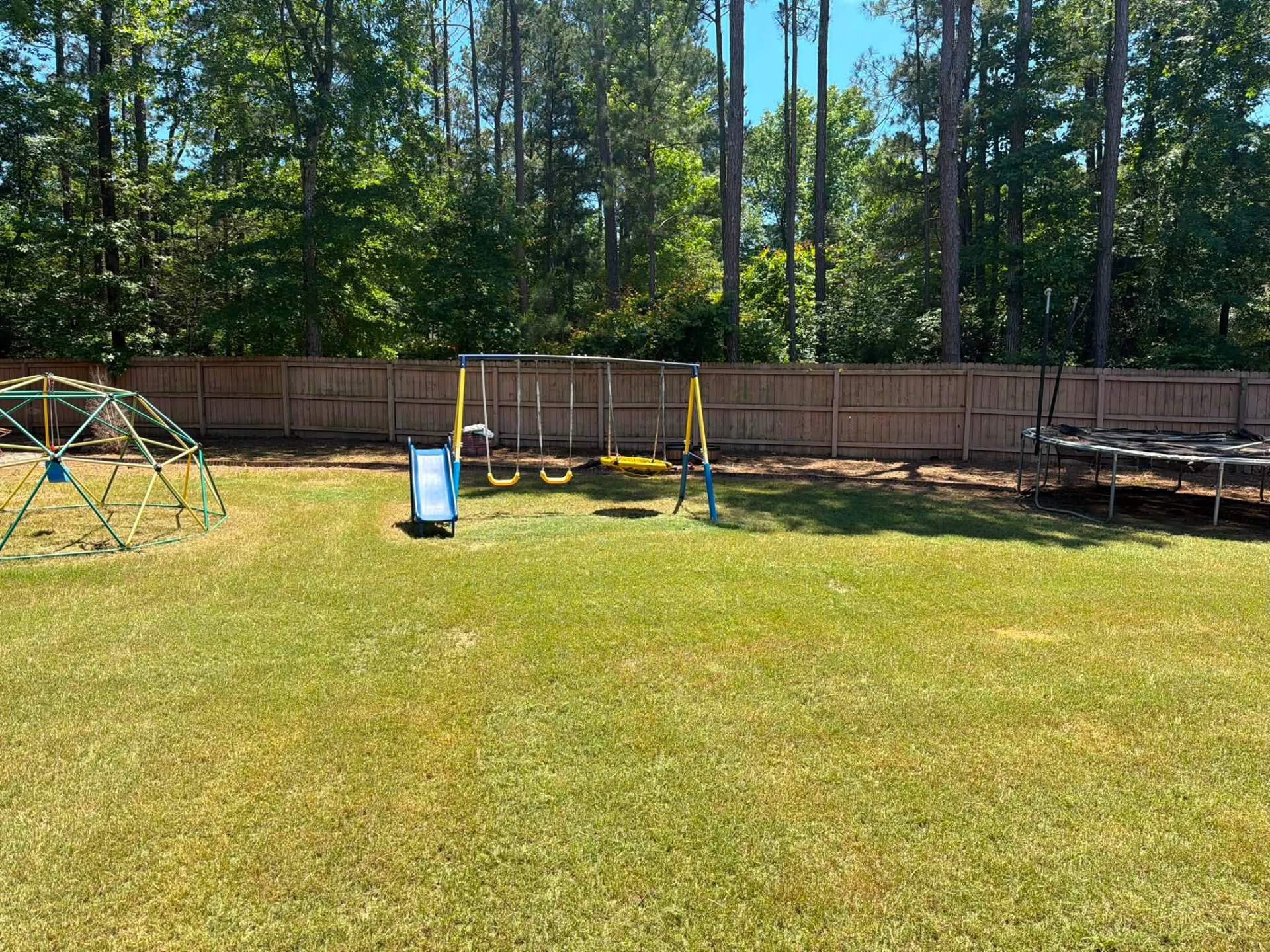 Backyard Reclaim & Play Area Cleanup — after
